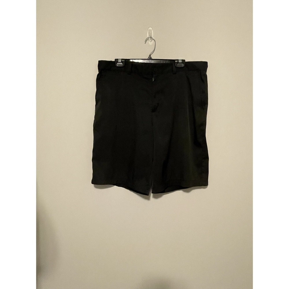 Nike Stretch Twill Athletic Shorts Men 36 Black Golf Performance 897914-010